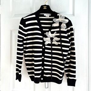Cocobleu striped cardigan